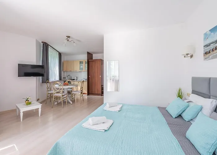 Z Balkonem Lazur 250m Od Morza شقة